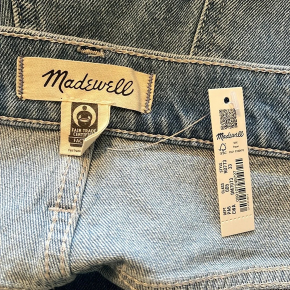 NWT MADEWELL The Perfect Vintage Jean Short in Cardston Wash - Picture 9 of 12